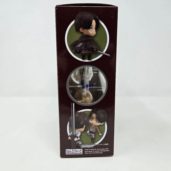 ATTACK ON TITAN LEVI ACKERMAN NENDOROID 390 PVC FIGURE GOOD SMILE COMPANY NEW - Picture 3 of 6